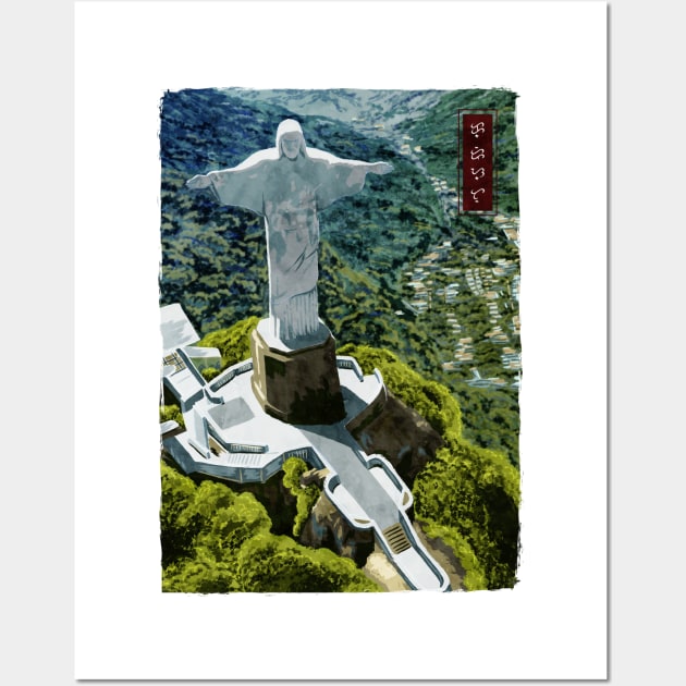 Christ the Redeemer - White Wall Art by Thor Reyes